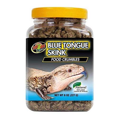 blue tongue skink food crumbles