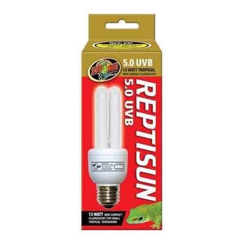 Zoo Med ReptiSun 5.0 UVB Mini Compact Fluorescent (13 watts)